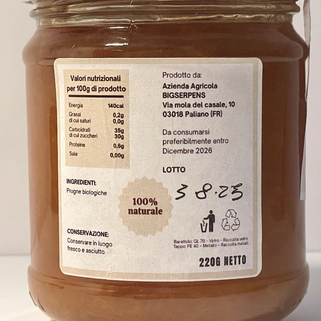 Confettura di Prugne Gialle Piccole - Nettare e Dolcezze